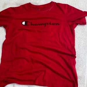 A champion red XL skirt.